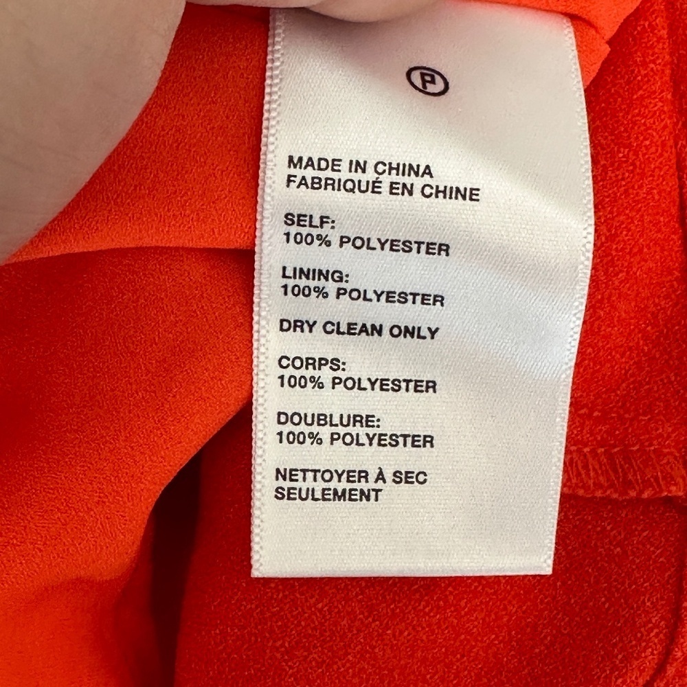 Maeve Women's Large Uma Halter Fit‎ Flare Dress Mini Orange Bold Anthropologie - Picture 8 of 8